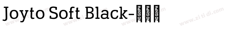 Joyto Soft Black字体转换